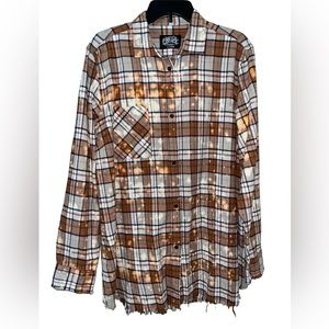 NWT One 24 Rags Bleached Flannel